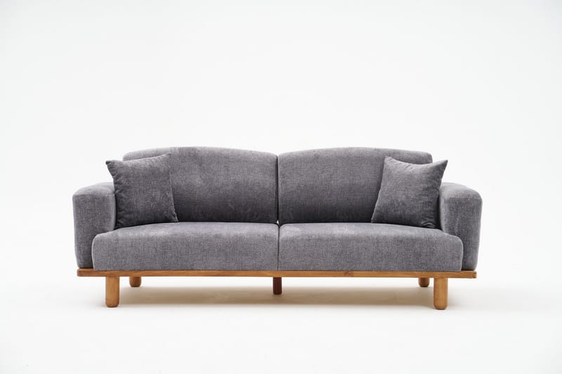 Arman 3-seters Sofa - Grå - Møbler - Sofaer - Sofa 3 seter