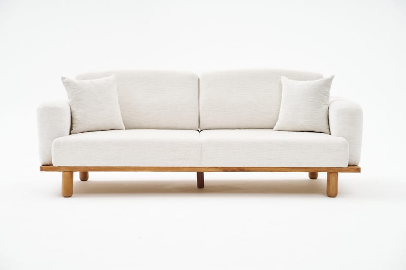 Arman 3-seters Sofa - Krem - Møbler - Sofaer - Sofa 3 seter