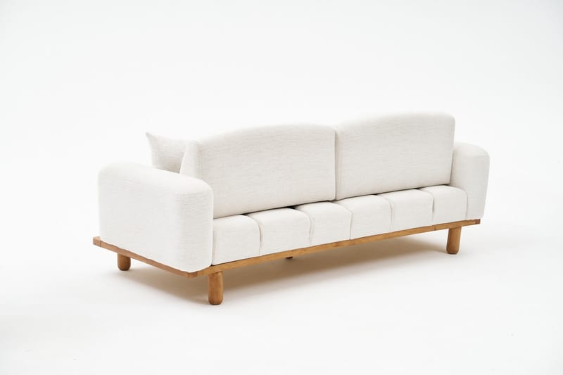 Arman 3-seters Sofa - Krem - Møbler - Sofaer - Sofa 3 seter