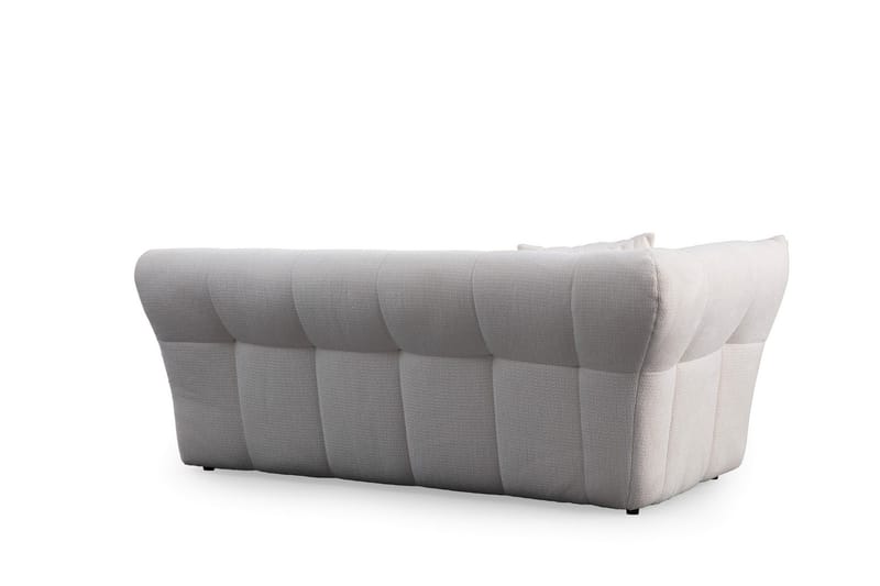 Azzo 4-seters Sofa med Divan - Hvit - Møbler - Sofaer - Sofa med sjeselong