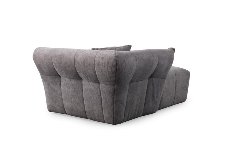 Azzo 4-seters Sofa med Divan - Lysegrå - Møbler - Sofaer - Sofa med sjeselong