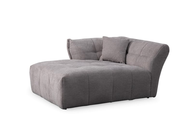 Azzo 4-seters Sofa med Divan - Lysegrå - Møbler - Sofaer - Sofa med sjeselong