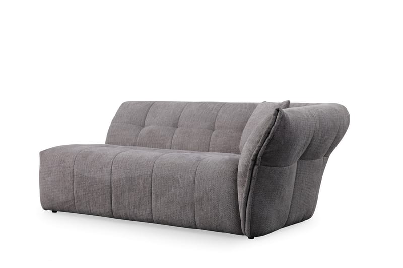 Azzo 4-seters Sofa med Divan - Lysegrå - Møbler - Sofaer - Sofa med sjeselong