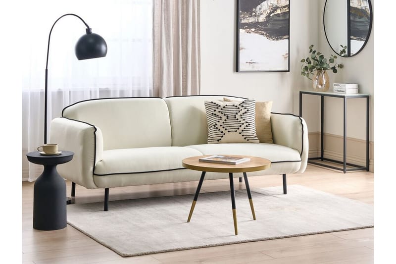 Balint Sofa 3-seter - Beige/Svart - Møbler - Sofaer - Sofa 3 seter