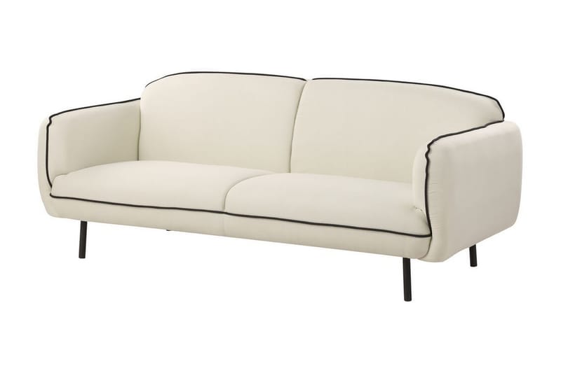 Balint Sofa 3-seter - Beige/Svart - Møbler - Sofaer - Sofa 3 seter