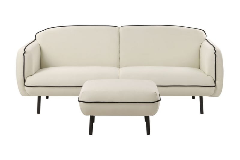 Balint Sofa 3-seter - Beige/Svart - Møbler - Sofaer - Sofa 3 seter