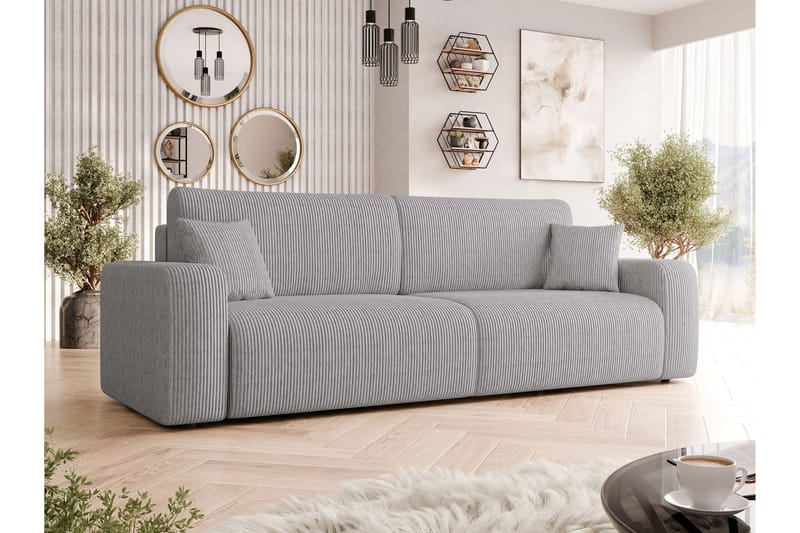 Barile Sofa 3-seter - Grå - Møbler - Sofaer - Sofa 3 seter