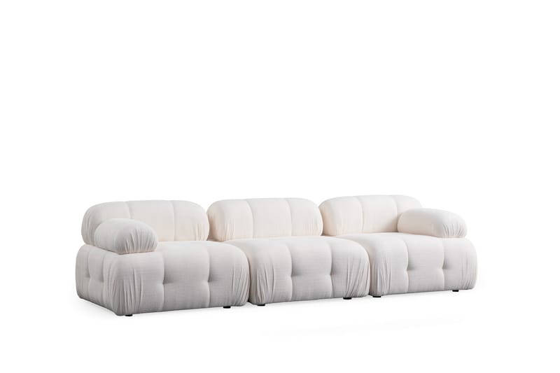 Bengul Sofa 3-seter - Hvit - Møbler - Sofaer - Sofa 3 seter