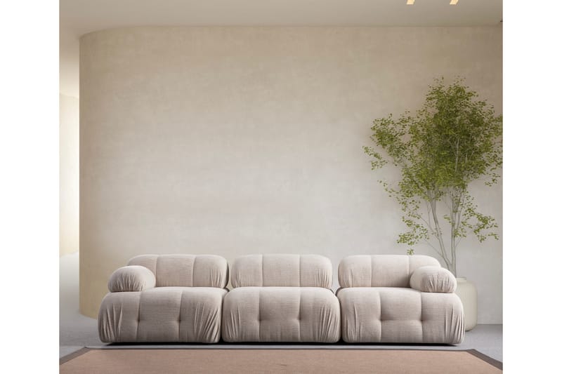 Bengul Sofa 3-seter - Krem - Møbler - Sofaer - Sofa 3 seter