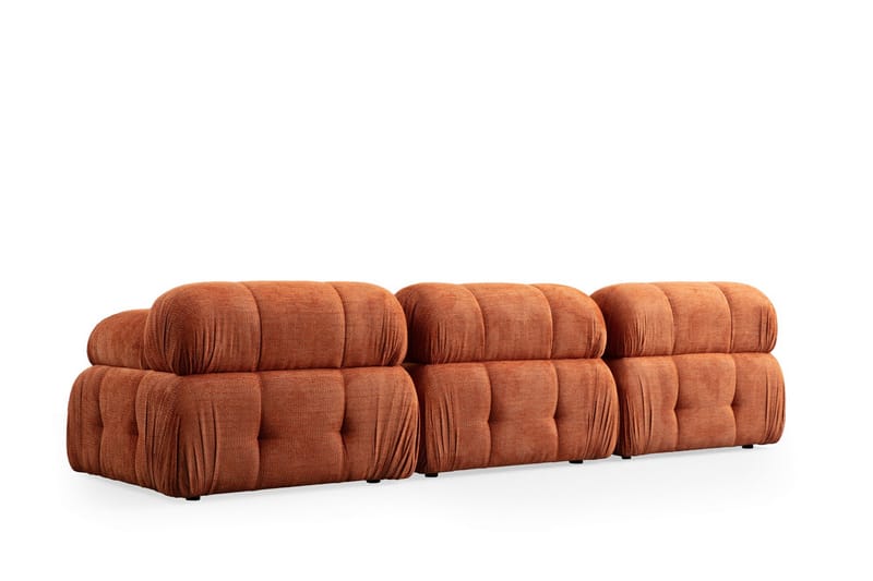 Bengul Sofa 3-seter - Oransje - Møbler - Sofaer - Sofa 3 seter