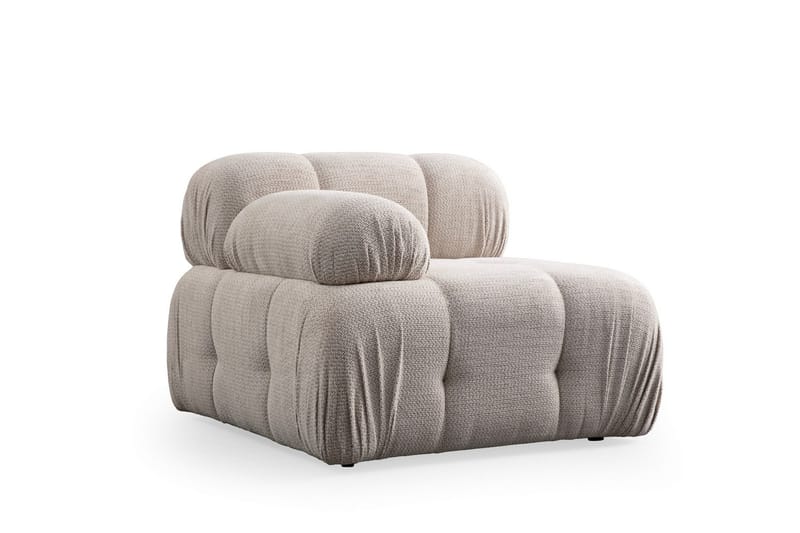 Bengul Sofa med Sjeselong 2-seter - Krem - Møbler - Sofaer - Sofa med sjeselong