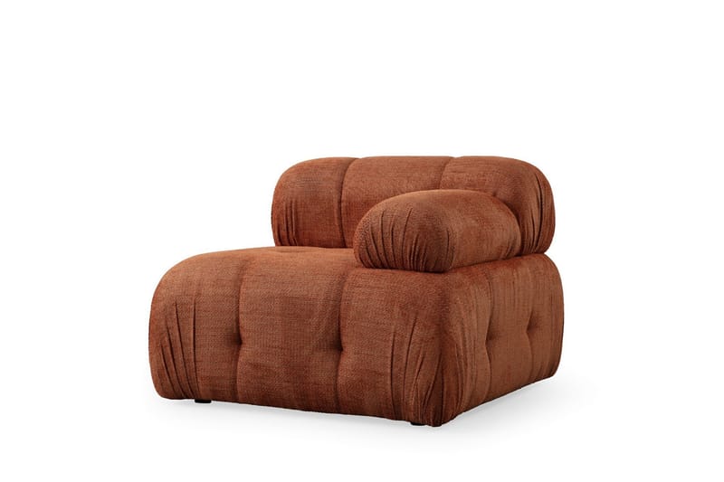 Bengul Sofa med Sjeselong 2-seter - Oransje - Møbler - Sofaer - Sofa med sjeselong