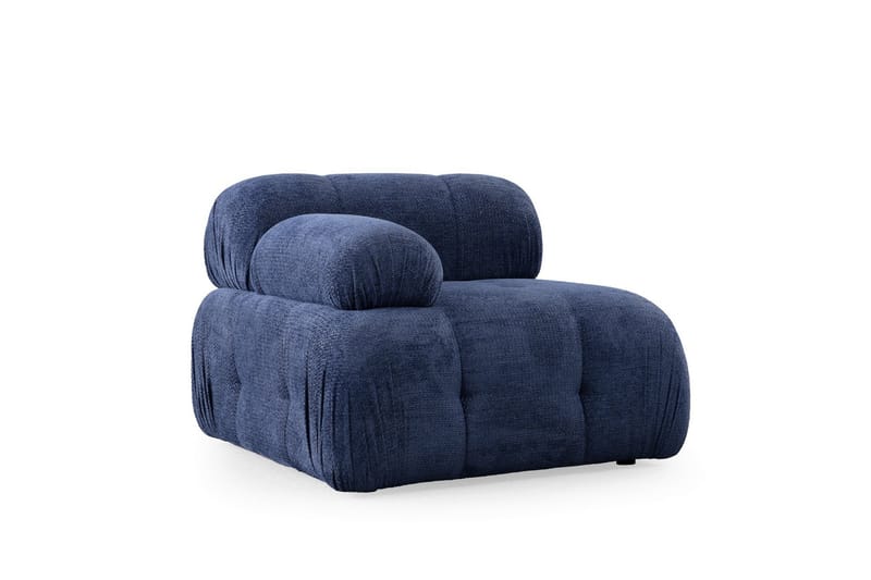 Bengul Sofa med Sjeselong 3-seter - Blå - Møbler - Sofaer - Sofa med sjeselong