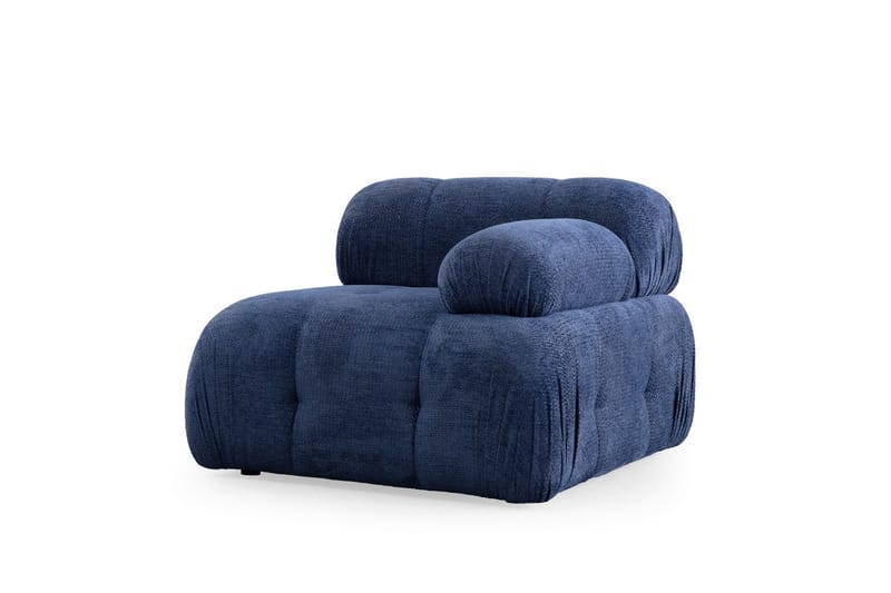 Bengul Sofa med Sjeselong 3-seter - Blå - Møbler - Sofaer - Sofa med sjeselong