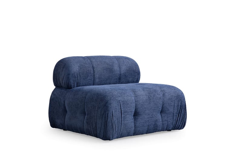 Bengul Sofa med Sjeselong 3-seter - Blå - Møbler - Sofaer - Sofa med sjeselong