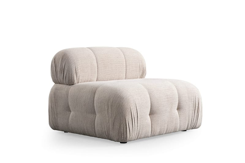 Bengul Sofa med Sjeselong 3-seter - Krem - Møbler - Sofaer - Sofa med sjeselong