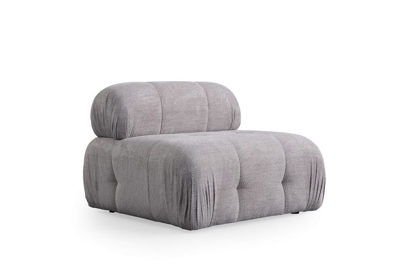 Bengul Sofa med Sjeselong 3-seter - Lys grå - Møbler - Sofaer - Sofa med sjeselong