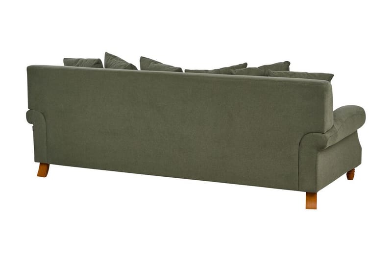 Bijan Sofa 3-seter - Grønn/Mørkt tre - Møbler - Sofaer - Sofa 3 seter