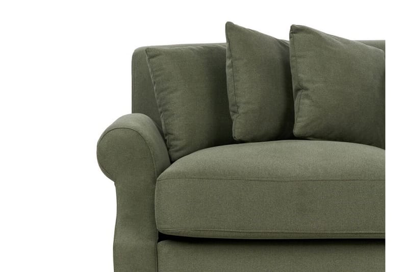 Bijan Sofa 3-seter - Grønn/Mørkt tre - Møbler - Sofaer - Sofa 3 seter