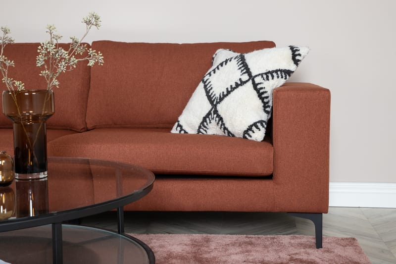 Bloom 3-seter Sofa - Rød - Møbler - Sofaer - Sofa 3 seter