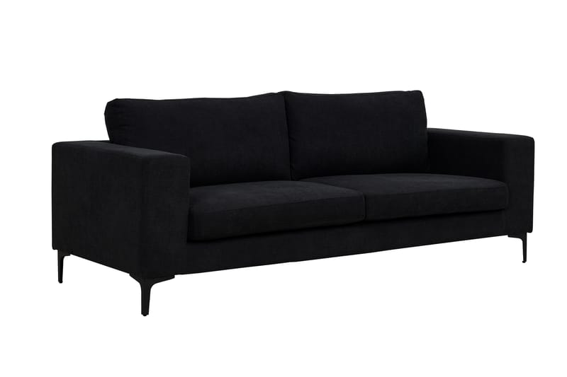 Bloom 3-seter Sofa - Svart - Møbler - Sofaer - Sofa 3 seter