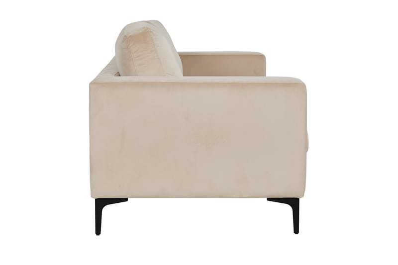 Bloom Fløyelssofa 3-seter - Beige - Møbler - Sofaer - Sofa 3 seter