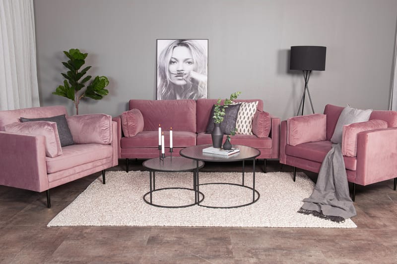 Boom 3-seters Sofa - Rosa - Møbler - Sofaer - Sofa 3 seter