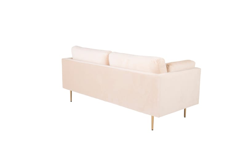 Boom Fløyelssofa 3-seter - Beige - Møbler - Sofaer - Sofa 3 seter