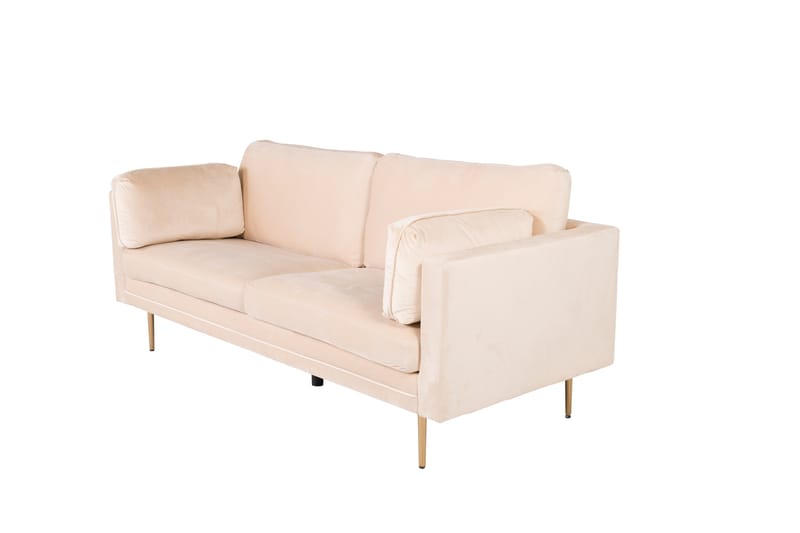 Boom Fløyelssofa 3-seter - Beige - Møbler - Sofaer - Sofa 3 seter