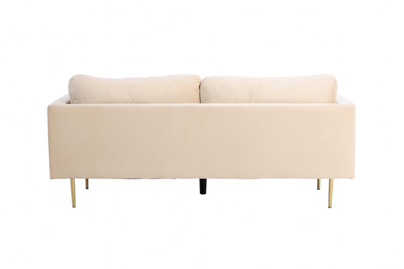 Boom Fløyelssofa 3-seter - Beige - Møbler - Sofaer - Sofa 3 seter