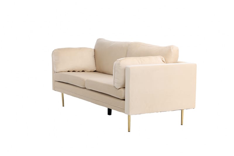 Boom Fløyelssofa 3-seter - Beige - Møbler - Sofaer - Sofa 3 seter