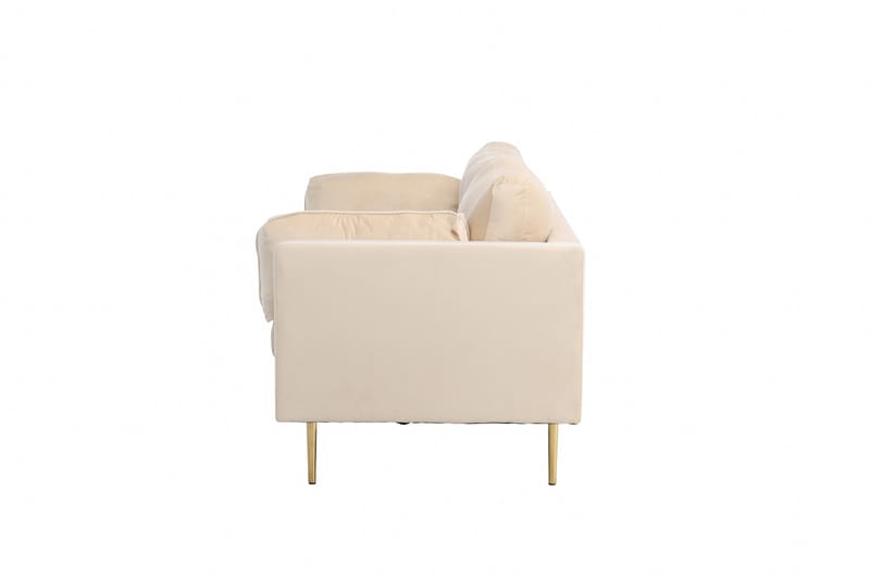 Boom Fløyelssofa 3-seter - Beige - Møbler - Sofaer - Sofa 3 seter