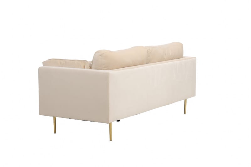 Boom Fløyelssofa 3-seter - Beige - Møbler - Sofaer - Sofa 3 seter