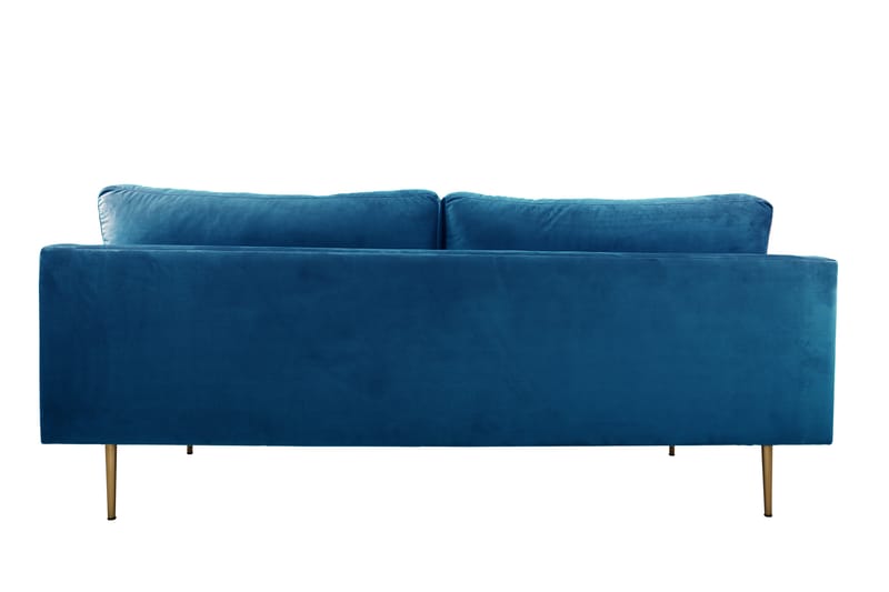 Boom Fløyelssofa 3-seter - Blå - Møbler - Sofaer - Sofa 3 seter