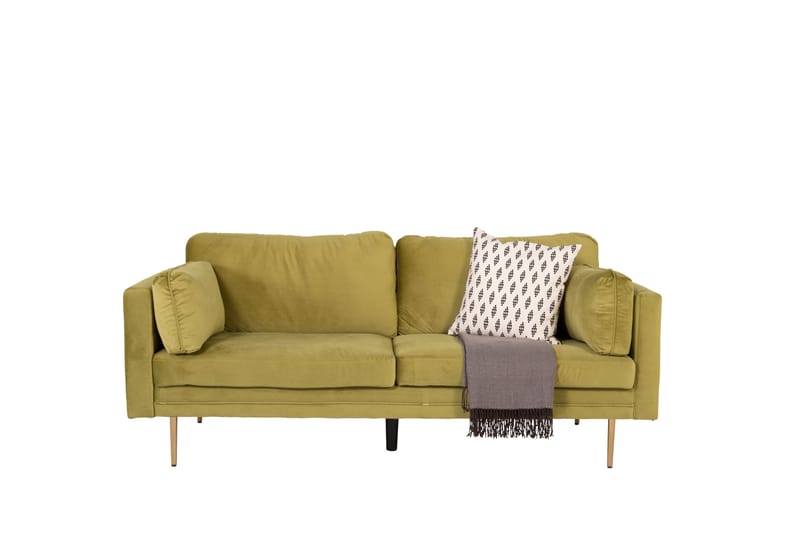 Boom Fløyelssofa 3-seter - Grønn - Møbler - Sofaer - Sofa 3 seter