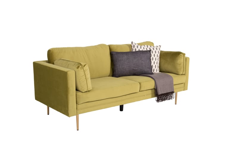 Boom Fløyelssofa 3-seter - Grønn - Møbler - Sofaer - Sofa 3 seter