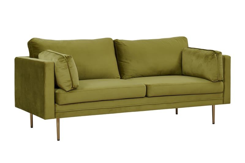 Boom Fløyelssofa 3-seter - Grønn - Møbler - Sofaer - Sofa 3 seter