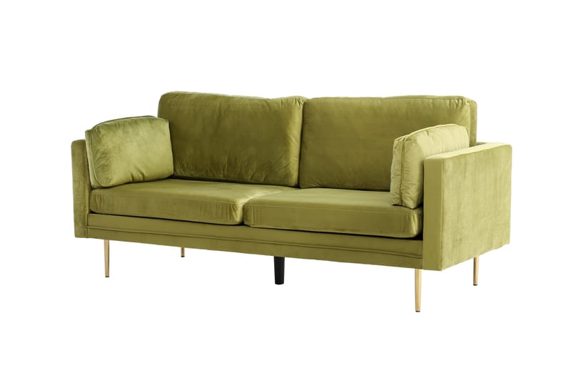 Boom Fløyelssofa 3-seter - Grønn - Møbler - Sofaer - Sofa 3 seter