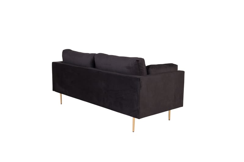 Boom Fløyelssofa 3-seter - Svart - Møbler - Sofaer - Sofa 3 seter