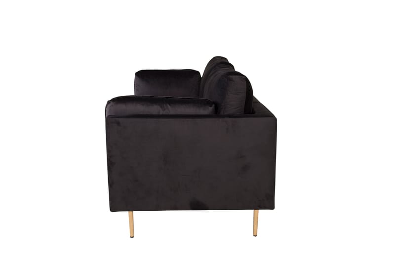 Boom Fløyelssofa 3-seter - Svart - Møbler - Sofaer - Sofa 3 seter