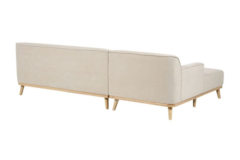 Bree Hjørnesofa 3-seter - Beige/Lyst tre - Møbler - Sofaer - Hjørnesofa