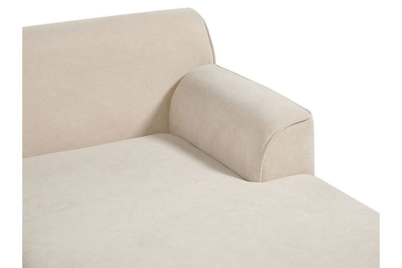 Bree Hjørnesofa 3-seter - Beige/Lyst tre - Møbler - Sofaer - Hjørnesofa