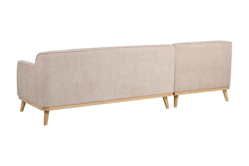 Bree Hjørnesofa 3-seter - Beige/Lyst tre - Møbler - Sofaer - Hjørnesofa