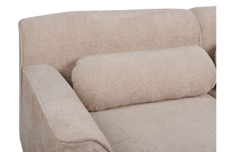 Bree Hjørnesofa 3-seter - Beige/Lyst tre - Møbler - Sofaer - Hjørnesofa