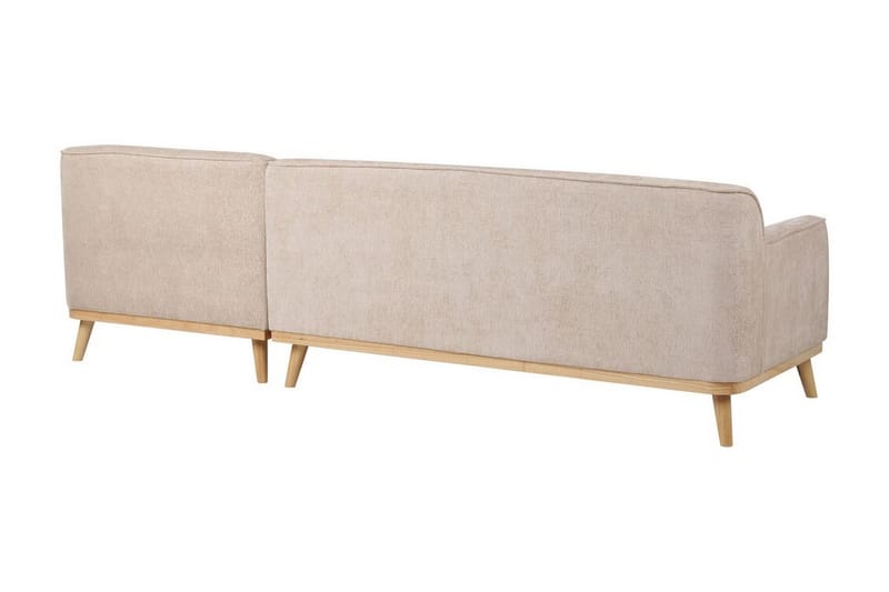 Bree Hjørnesofa 3-seter - Beige/Lyst tre - Møbler - Sofaer - Hjørnesofa