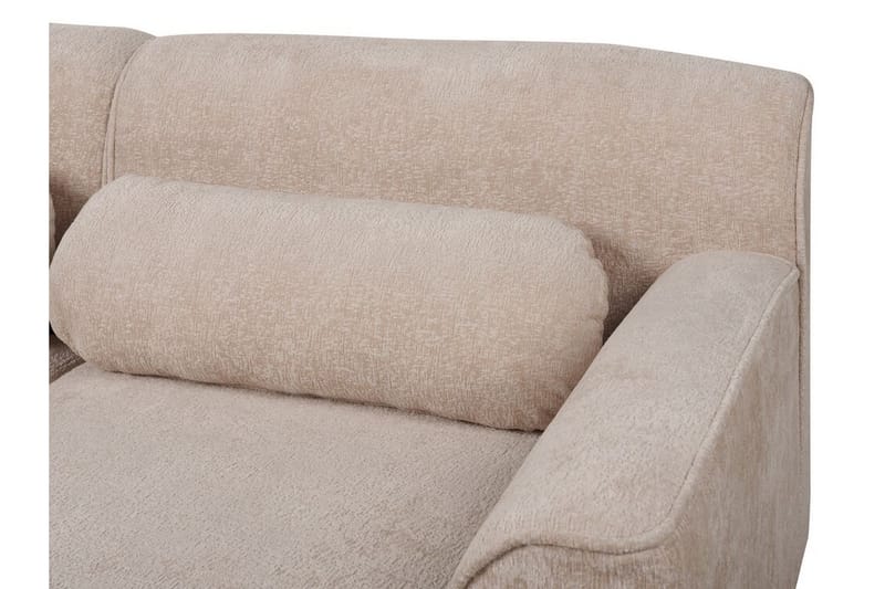 Bree Hjørnesofa 3-seter - Beige/Lyst tre - Møbler - Sofaer - Hjørnesofa