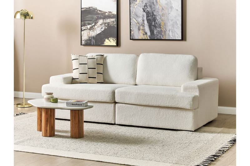 Brennan Sofa 3-seter - Hvit - Møbler - Sofaer - Sofa 3 seter