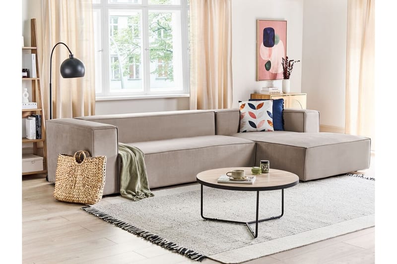 Britt Hjørnesofa 3-seter - Beige - Møbler - Sofaer - Hjørnesofa