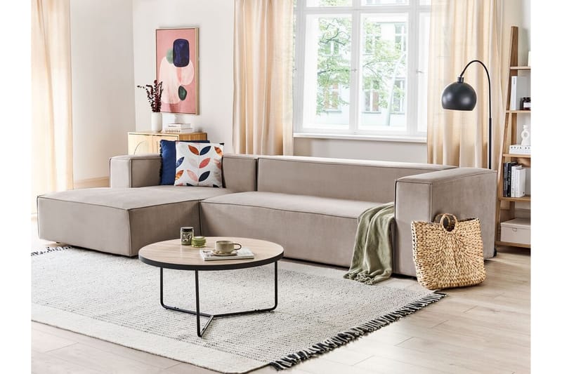 Britt Hjørnesofa 3-seter - Beige - Møbler - Sofaer - Hjørnesofa