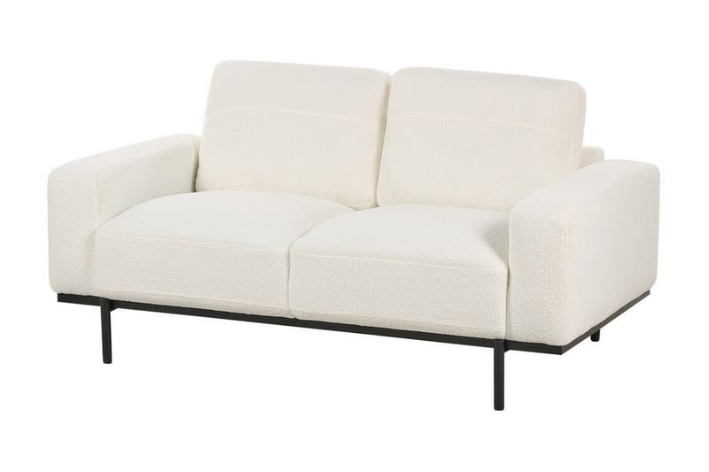 Bruna Sofa 2-seter - Hvit/Svart - Møbler - Sofaer - 2 seter sofa